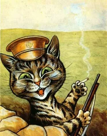thumbs wain entrenched Художник Louis William Wain и его кошки