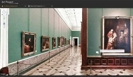 Виртуальные прогулки по музеям от Google