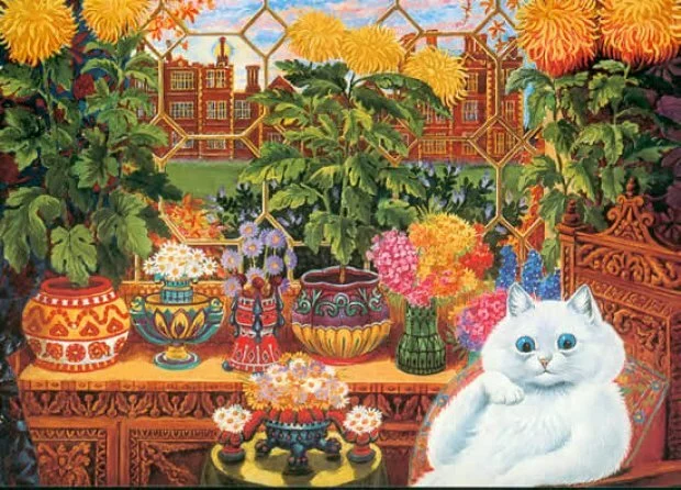 thumbs botanist Художник Louis William Wain и его кошки