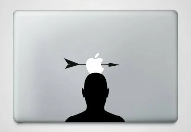 thumbs cool macbook stickers arrow Авторские наклейки на MacBook