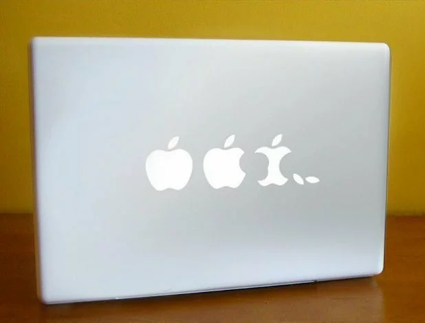 thumbs cool macbook stickers evolution Авторские наклейки на MacBook