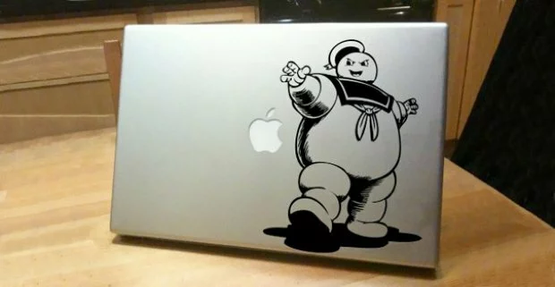 thumbs cool macbook stickers ghostbusters Авторские наклейки на MacBook