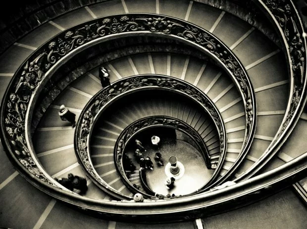 thumbs spiral staircase Подборка черно белых фотографий # 2